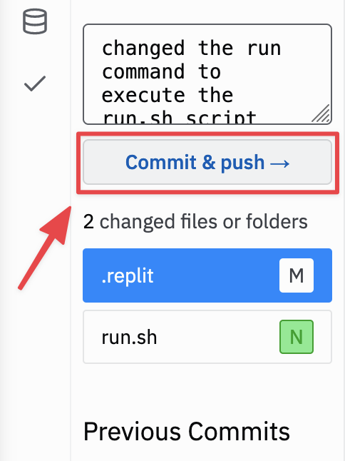 Commit and push to GitHub